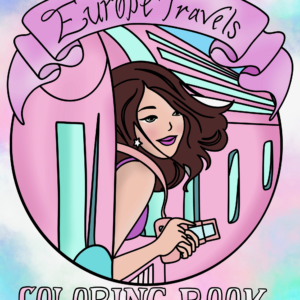 Europe Travels Coloring Book